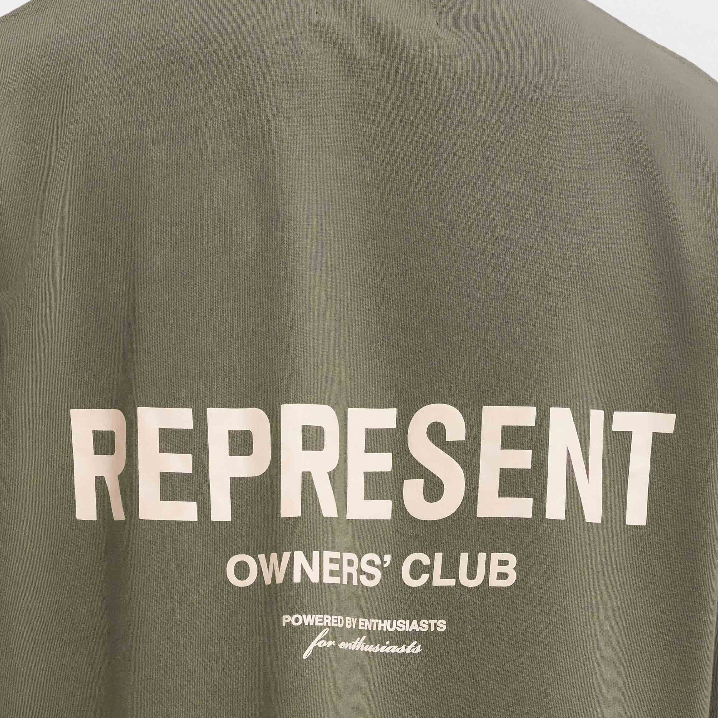 Represent Owners Club Logo Tee Olive