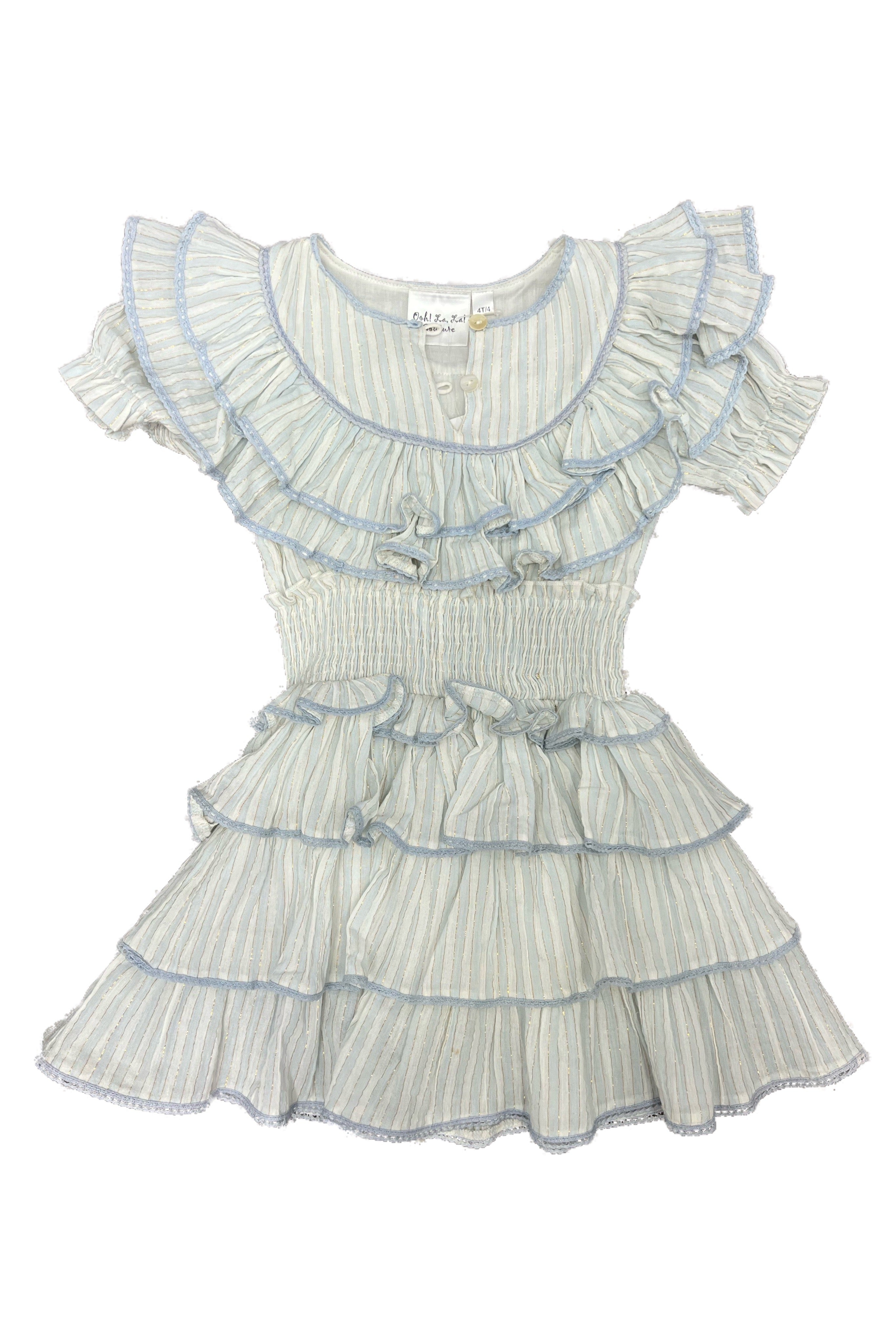 Sky stripe Quinn dress