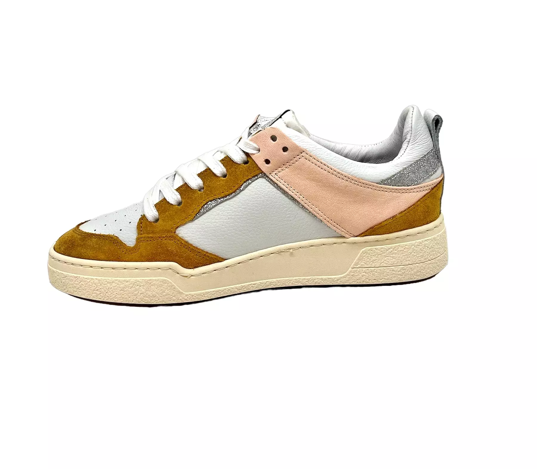 SMR Semerdjian CHITA 9411 rose jaune Sneakers Baskets adulte