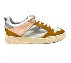 SMR Semerdjian CHITA 9411 rose jaune Sneakers Baskets adulte