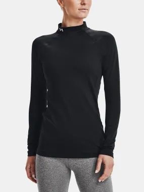 T-Shirt Under Armour ColdGear Authentics Mock Neck LS - Black - women´s