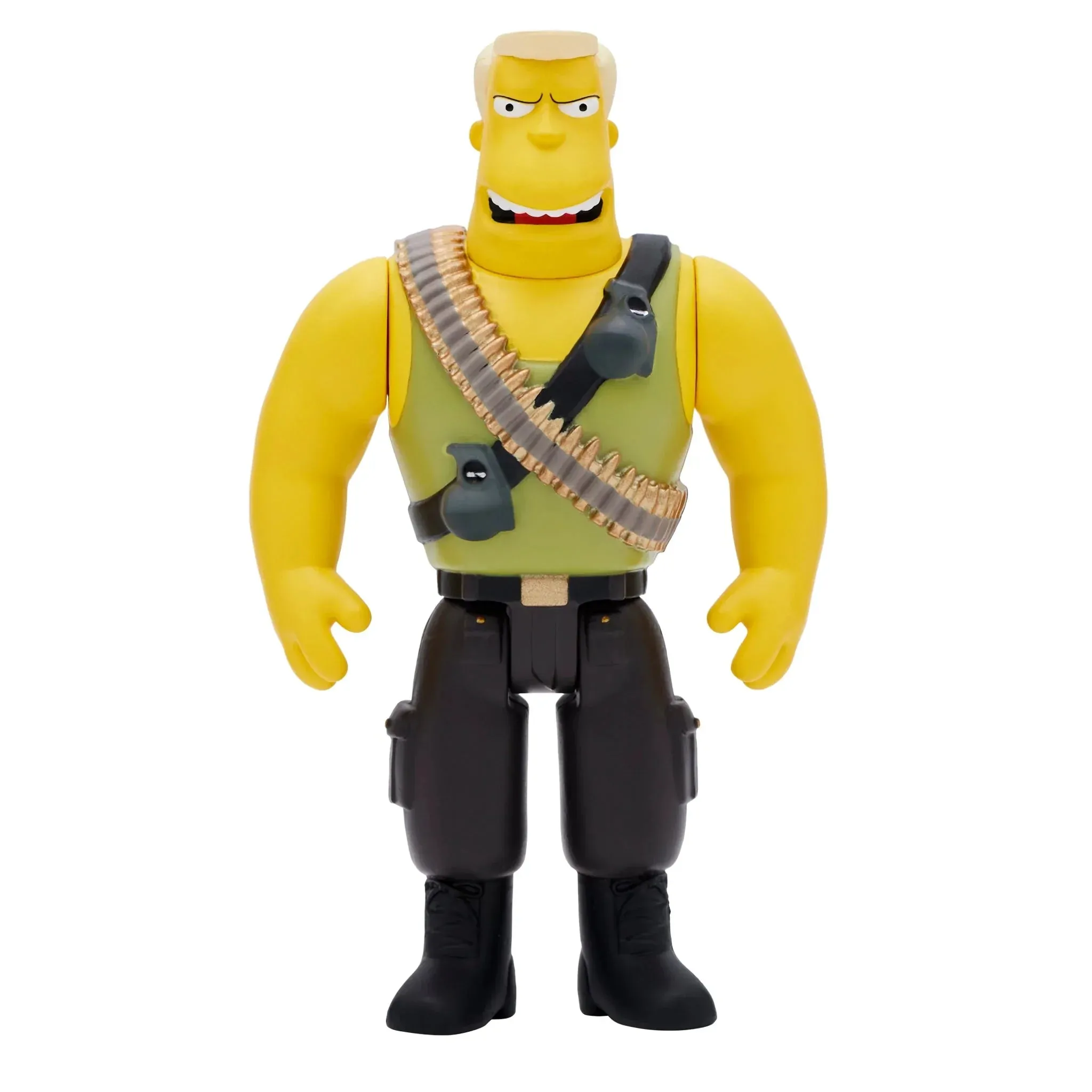 THE SIMPSONS REACTION WAVE 1 'MCBAIN (COMMANDO)' ACTION FIGURE