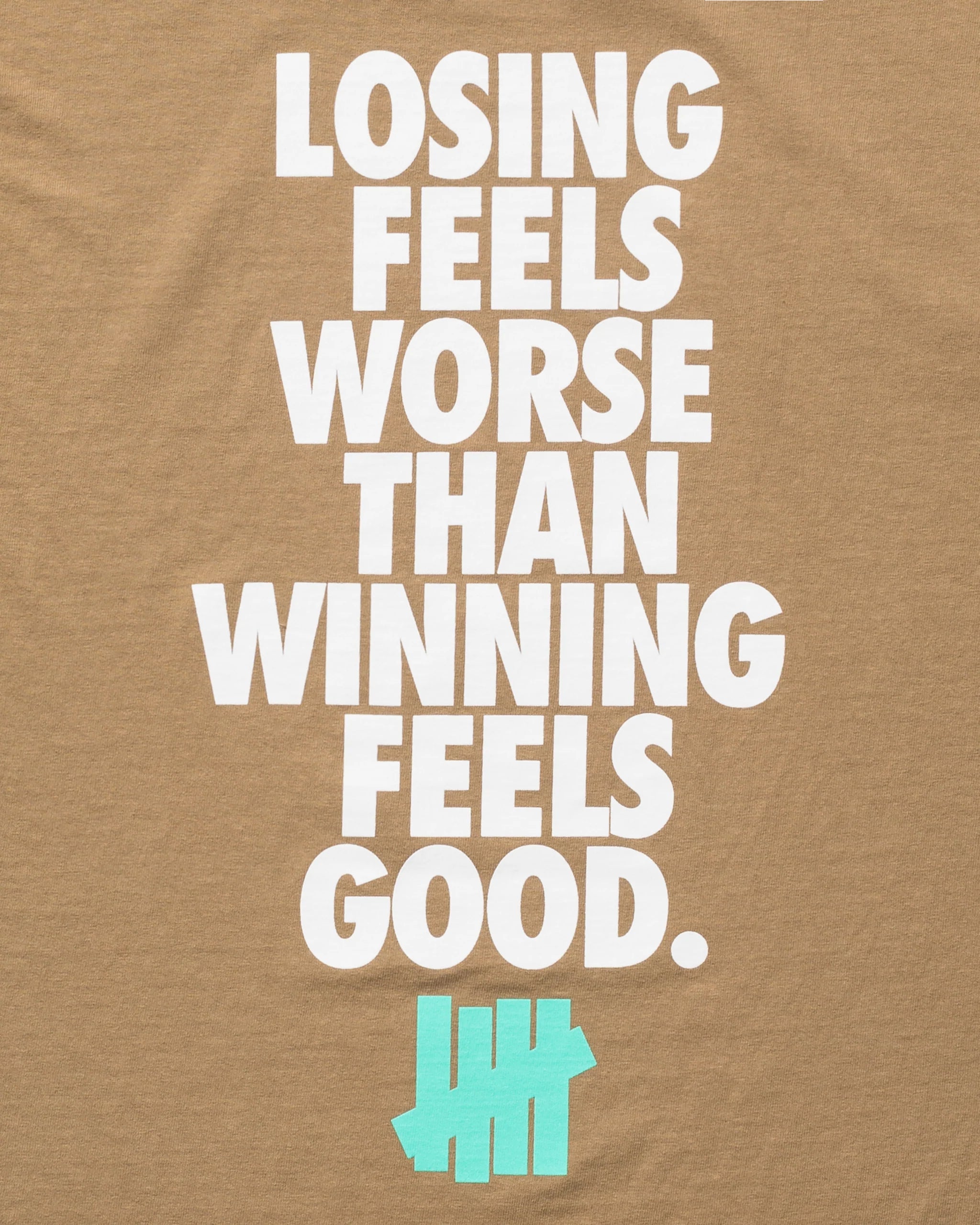 Undefeated Feel Good Tee Tan