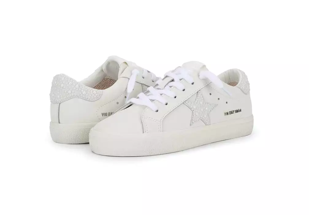 Vintage Havana - Dayna - Studded White Sneakers