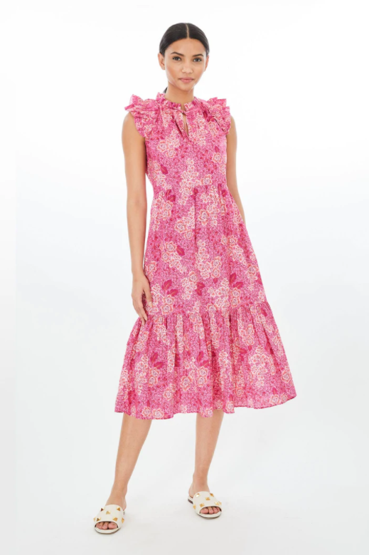 Whimsical floral Betsey dress