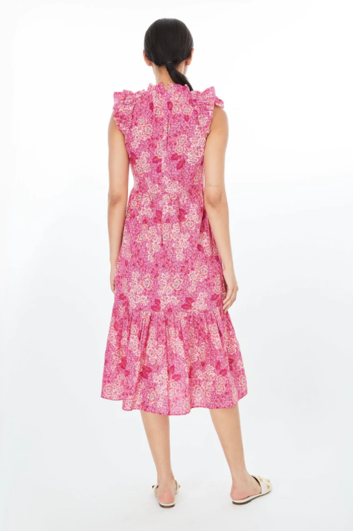 Whimsical floral Betsey dress