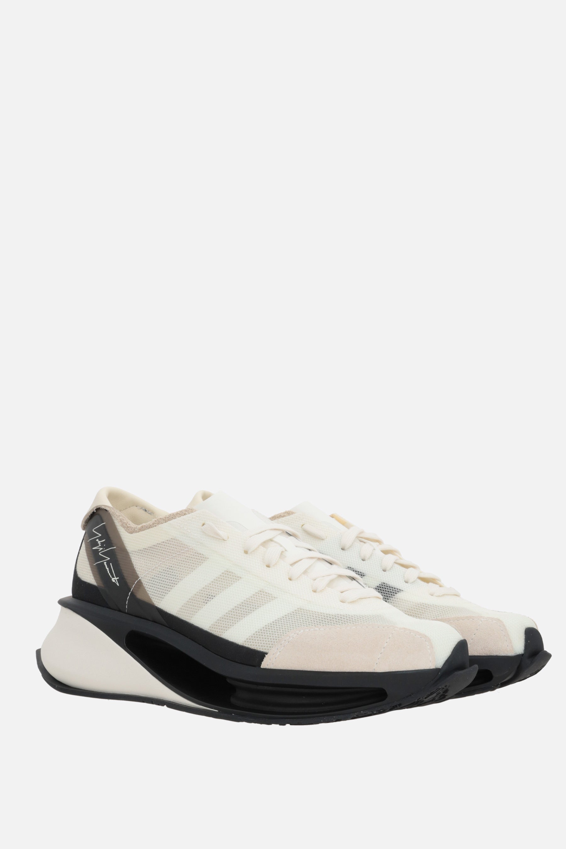 Y-3 S-Gendo Run mesh and suede sneakers